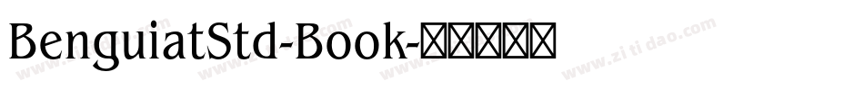 BenguiatStd-Book字体转换
