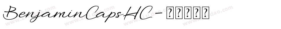 BenjaminCapsHC字体转换