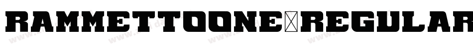 RammettoOne-Regular字体转换