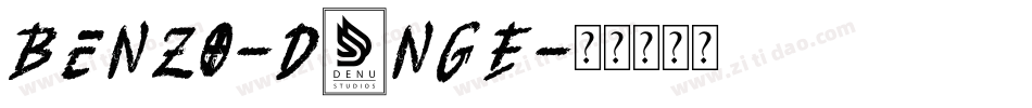 Benzo-d9nGE字体转换