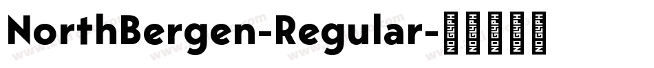 NorthBergen-Regular字体转换