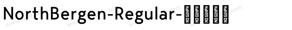 NorthBergen-Regular字体转换