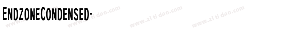 EndzoneCondensed字体转换