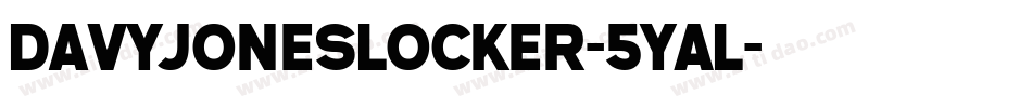 DavyJonesLocker-5yAL字体转换