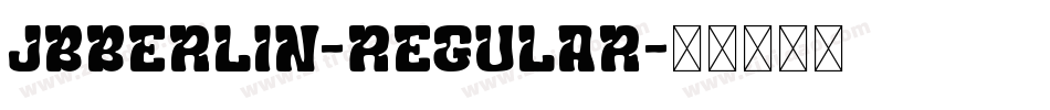 JBBerlin-Regular字体转换 JBBerlin-Regular字体转换