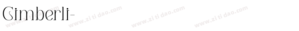 Cimberli字体转换