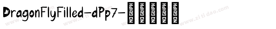 DragonFlyFilled-dPp7字体转换