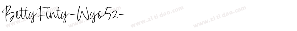 BettyFinty-Wyo5z字体转换