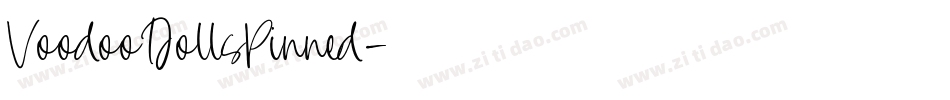 VoodooDollsPinned字体转换
