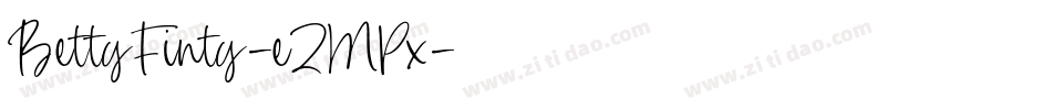 BettyFinty-eZMPx字体转换