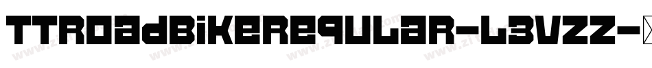 TtRoadBikeRegular-L3VZZ字体转换