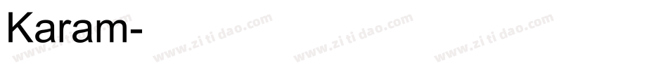 Karam字体转换