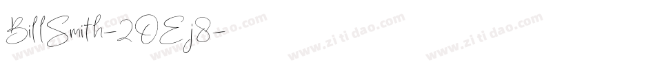 BillSmith-2OEj8字体转换