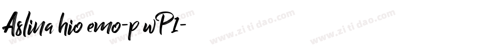 AslinaOhioDemo-p7wP1字体转换