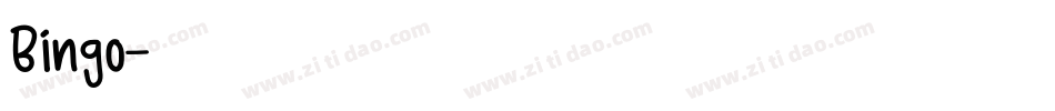Bingo字体转换