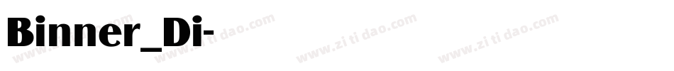Binner_Di字体转换