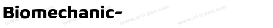 Biomechanic字体转换