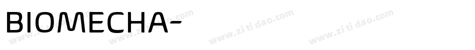 BIOMECHA字体转换