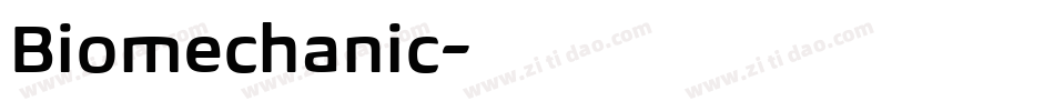 Biomechanic字体转换