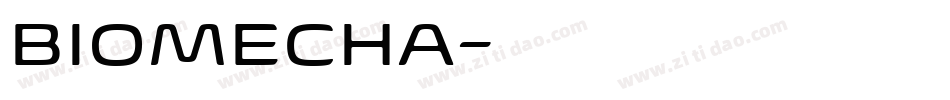 BIOMECHA字体转换
