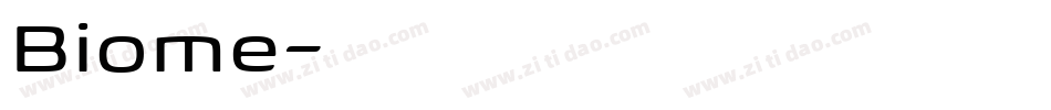 Biome字体转换