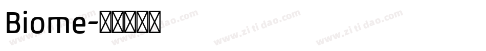 Biome字体转换