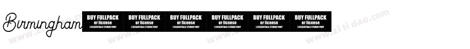 Birmingham字体转换