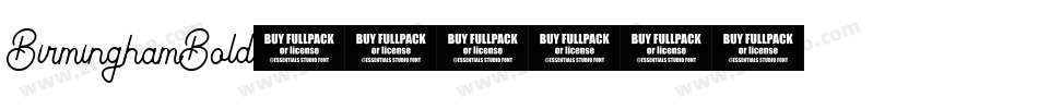 BirminghamBold字体转换 BirminghamBold字体转换