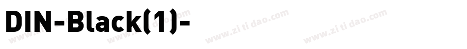 DIN-Black(1)字体转换