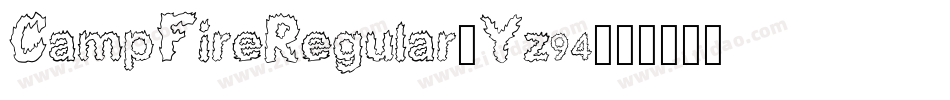 CampFireRegular-Yz94字体转换