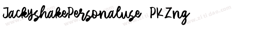 JackyshakePersonaluse-PKZng字体转换