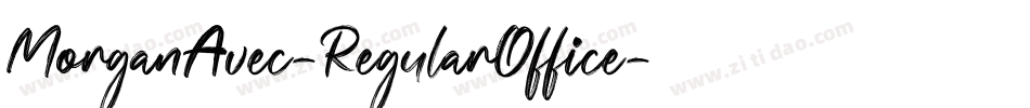 MorganAvec-RegularOffice字体转换