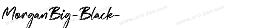 MorganBig-Black字体转换