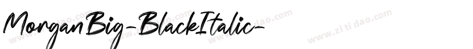 MorganBig-BlackItalic字体转换 MorganBig-BlackItalic字体转换