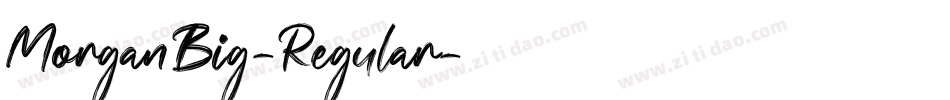 MorganBig-Regular字体转换