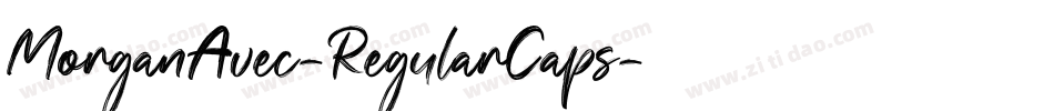 MorganAvec-RegularCaps字体转换