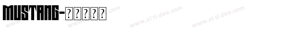 Mustang字体转换