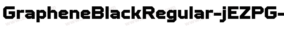 GrapheneBlackRegular-jEZPG字体转换