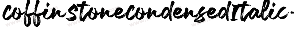 CoffinStoneCondensedItalic-0WWaX字体转换
