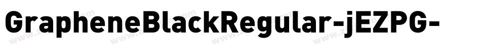 GrapheneBlackRegular-jEZPG字体转换