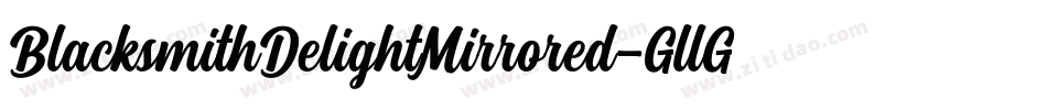 BlacksmithDelightMirrored-GllG字体转换 BlacksmithDelightMirrored-GllG字体转换