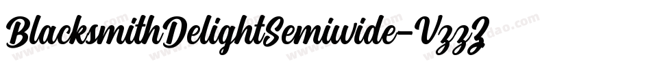 BlacksmithDelightSemiwide-VzzZ字体转换