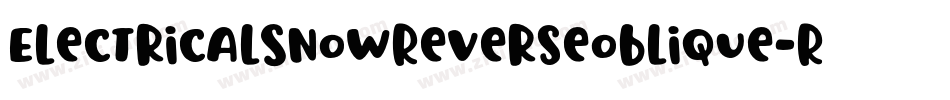 ElectricalSnowReverseoblique-RPnE字体转换