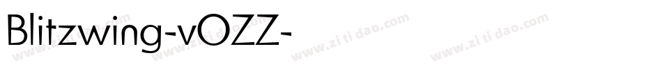 Blitzwing-vOZZ字体转换