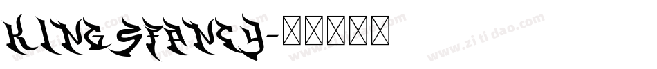 KingsFancy字体转换