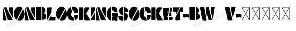 NonBlockingSocket-BW8V字体转换