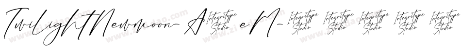 TwilightNewmoon-A3eM字体转换