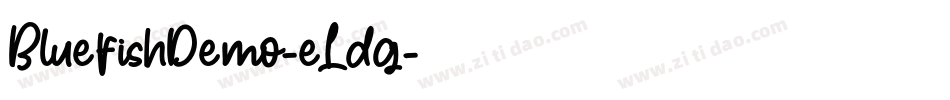 BluefishDemo-eLdg字体转换