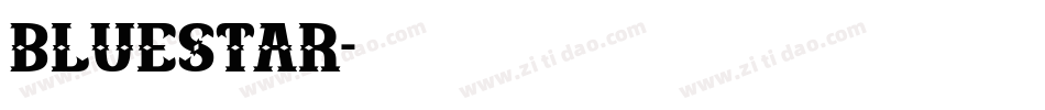 Bluestar字体转换