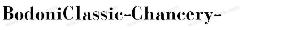 BodoniClassic-Chancery字体转换 BodoniClassic-Chancery字体转换